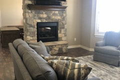 Rock Fireplace