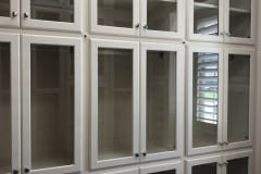 Custom Glass Front Closet Doors